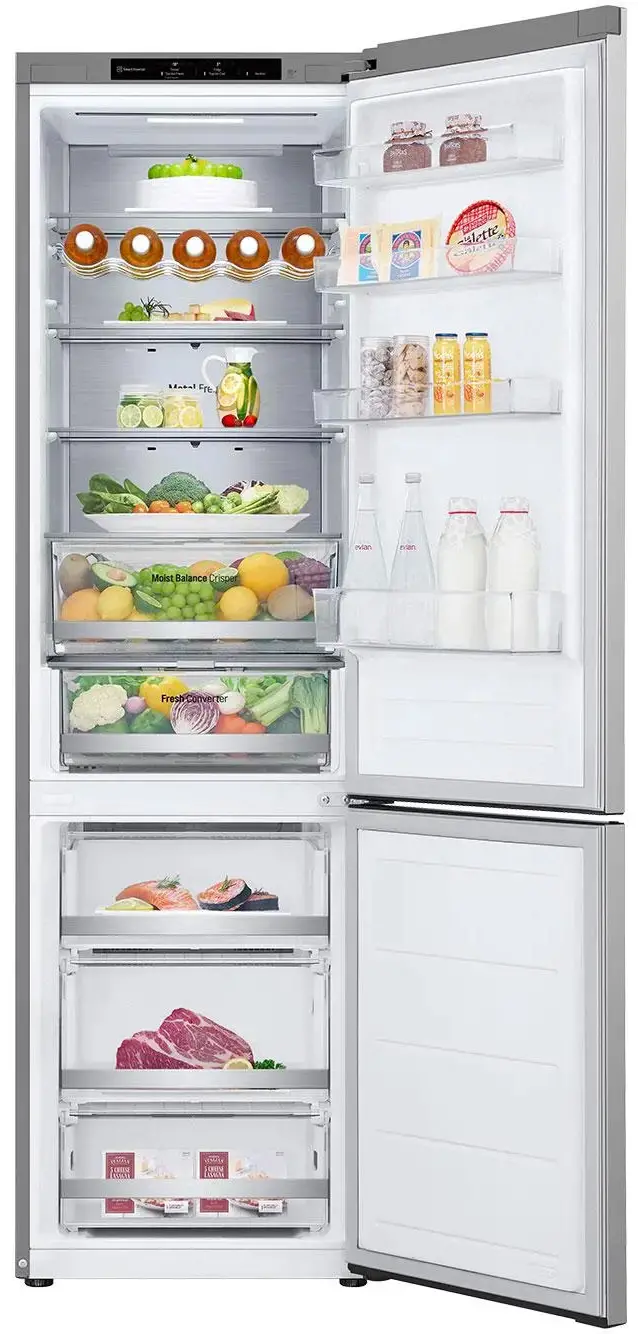 Lodówka LG GBV5240CPY Pełny No Frost 203cm Szuflada z kontrolą wilgotności Srebrny