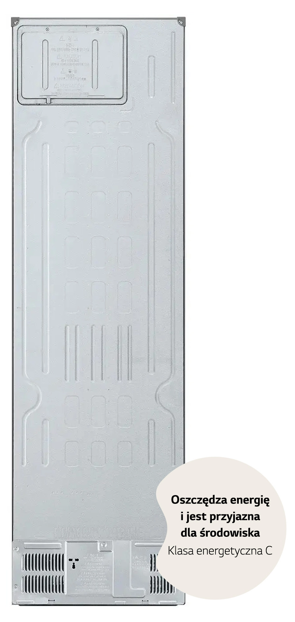 Lodówka LG GBV5240CPY Pełny No Frost 203cm Szuflada z kontrolą wilgotności Srebrny