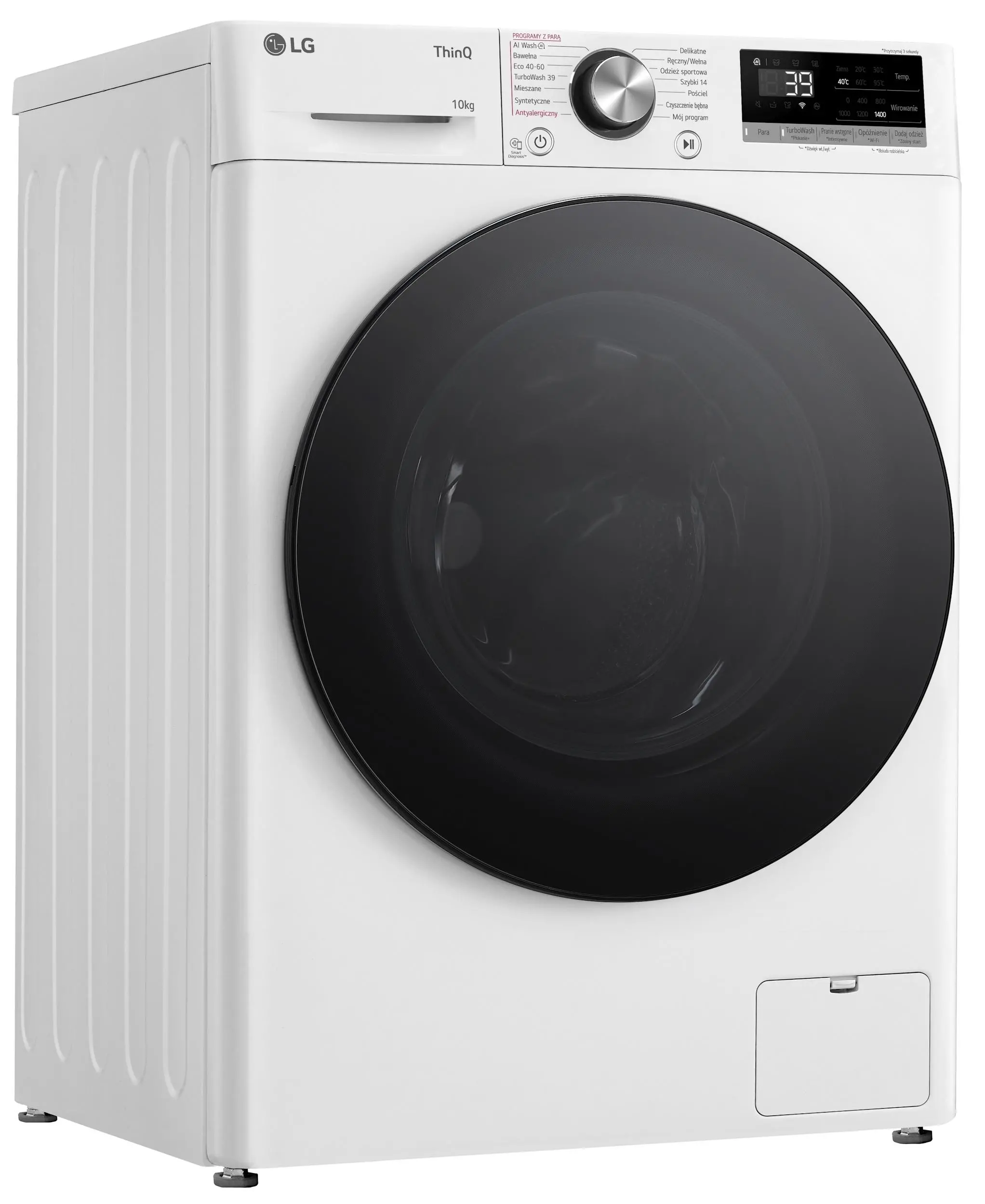 Pralka LG Vivace F4W1072YW 10kg 1400obr/min Zdalne sterowanie