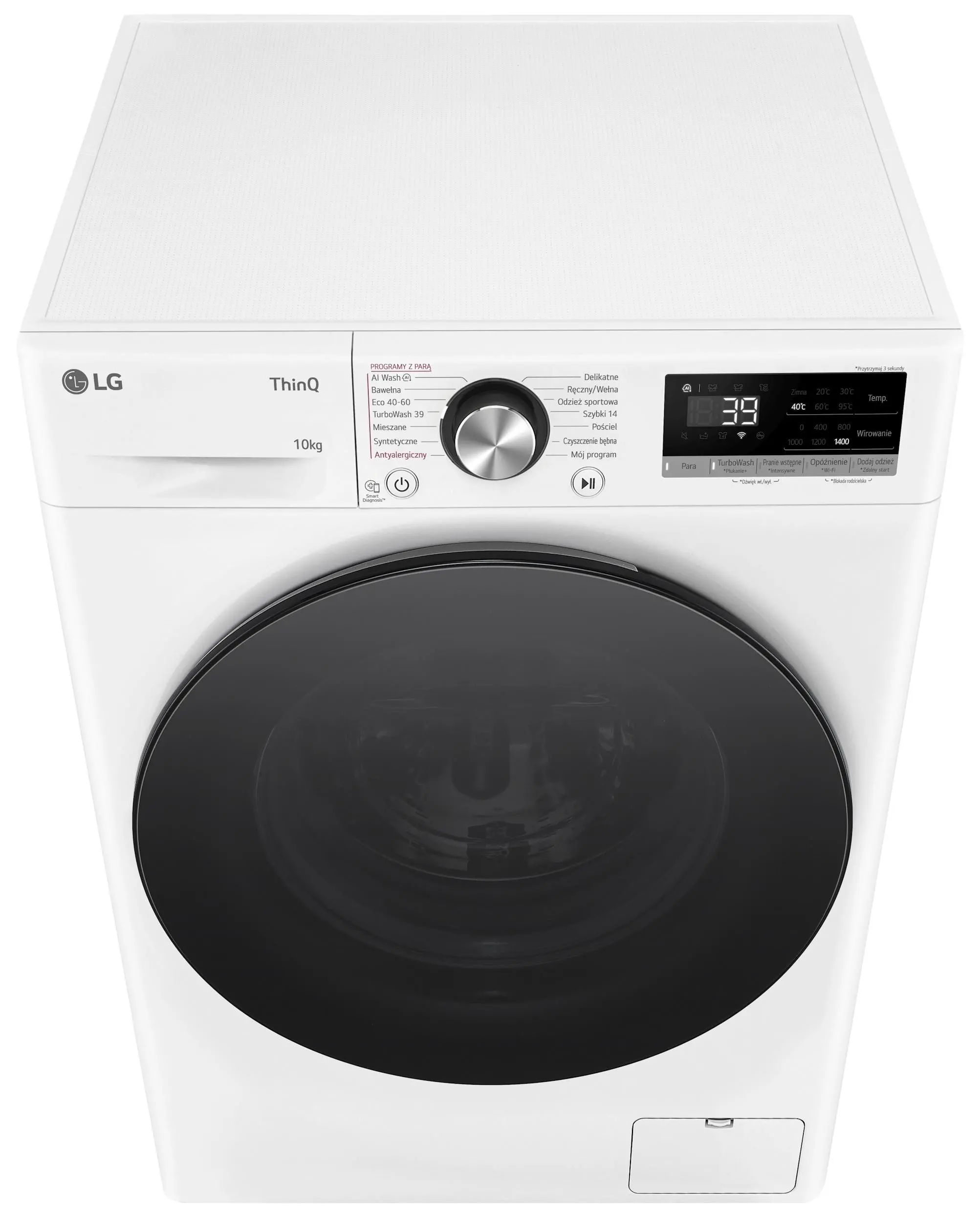 Pralka LG Vivace F4W1072YW 10kg 1400obr/min Zdalne sterowanie