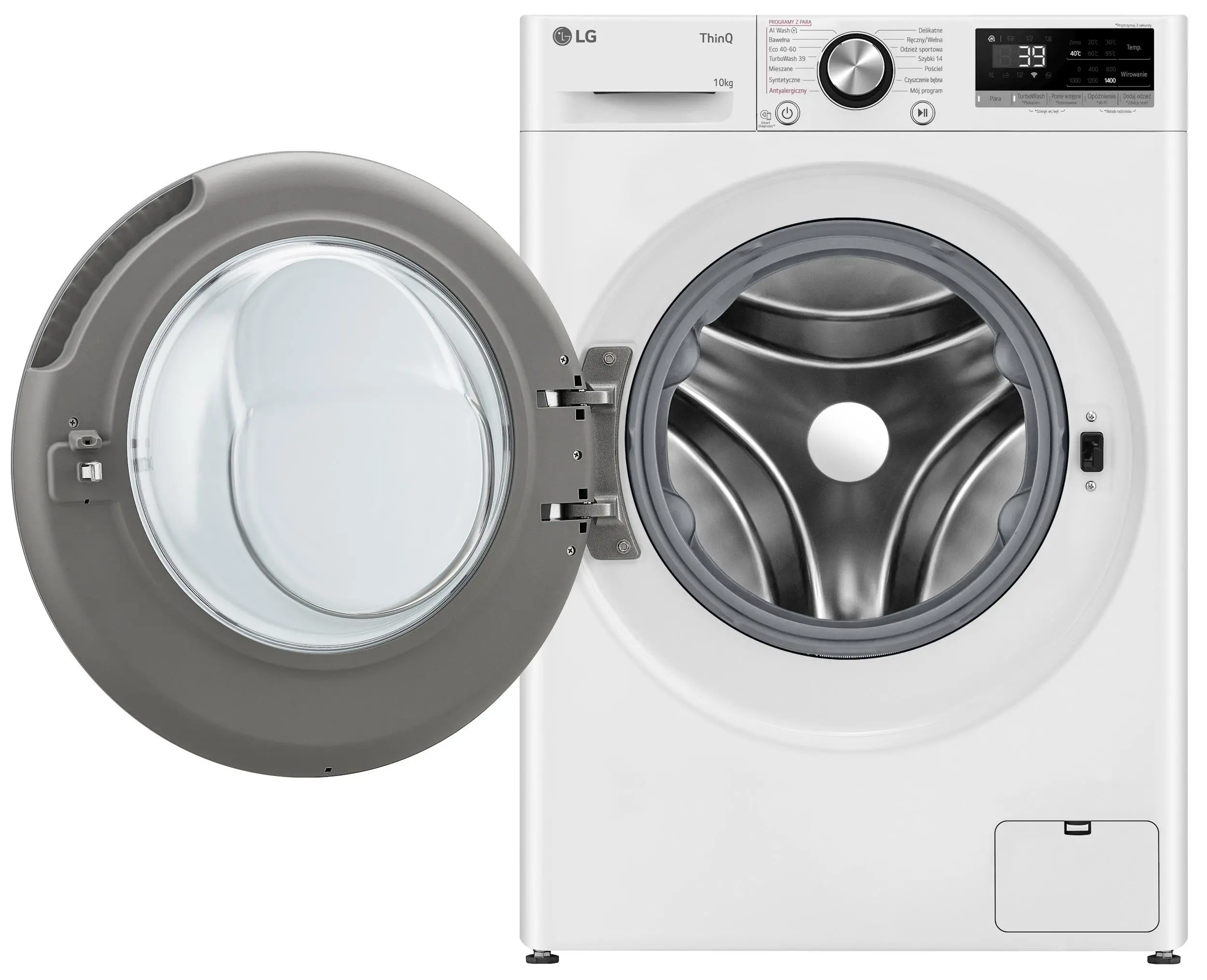 Pralka LG Vivace F4W1072YW 10kg 1400obr/min Zdalne sterowanie