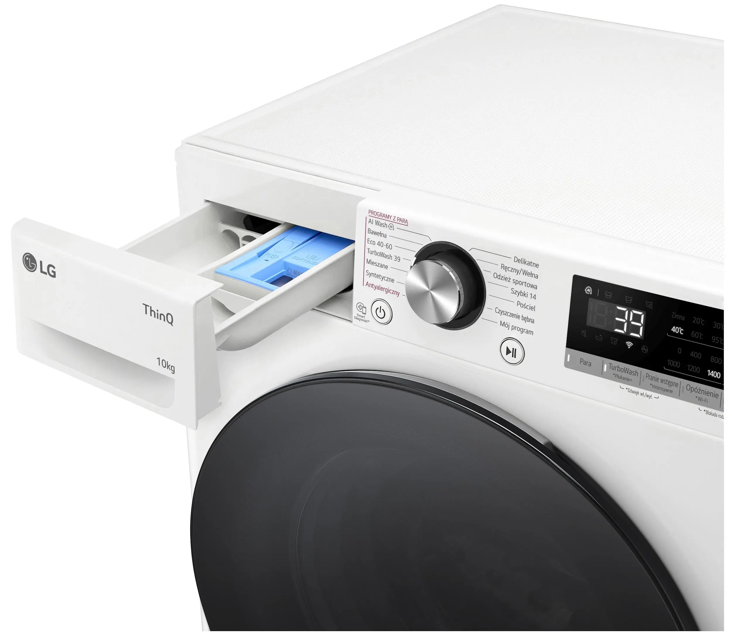 Pralka LG Vivace F4W1072YW 10kg 1400obr/min Zdalne sterowanie