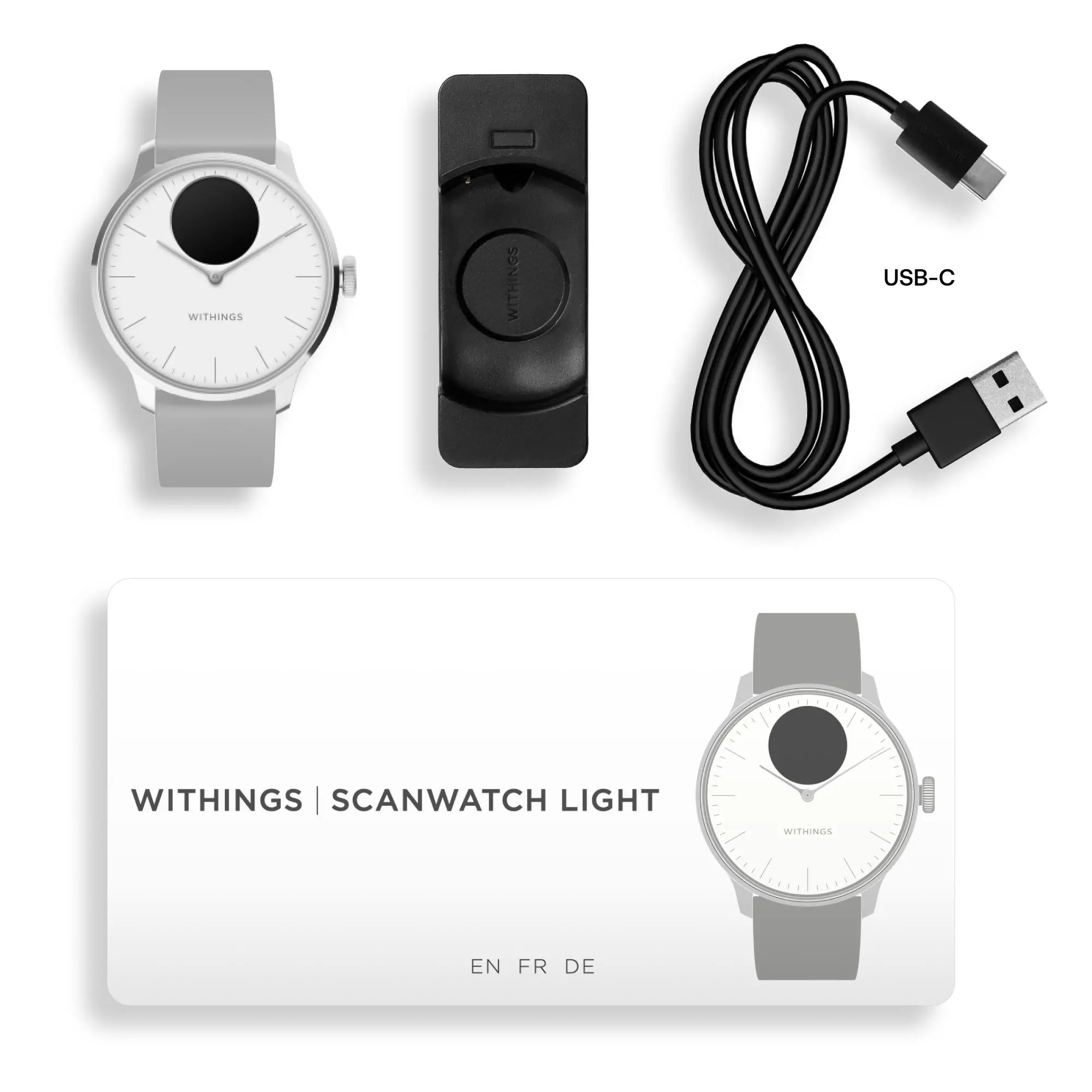 Smartwatch Withings ScanWatch Light 37mm Biały
