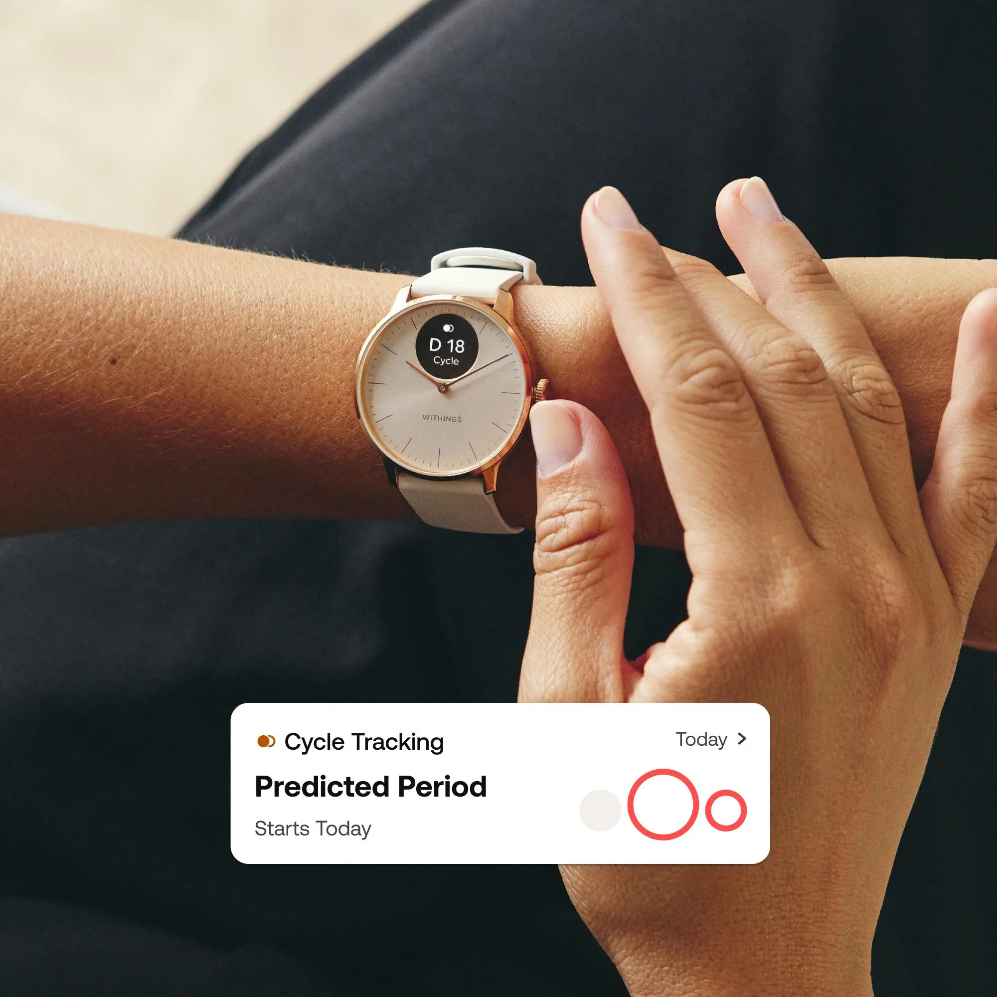 Smartwatch Withings ScanWatch Light 37mm Biały