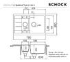Zlewozmywak Schock Manhattan D-150 S Granitowy Onyx