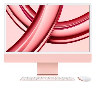 Komputer Apple iMac Retina 4.5K M3 MQRT3ZE/A 23,5" 8GB RAM 256GB Różowy