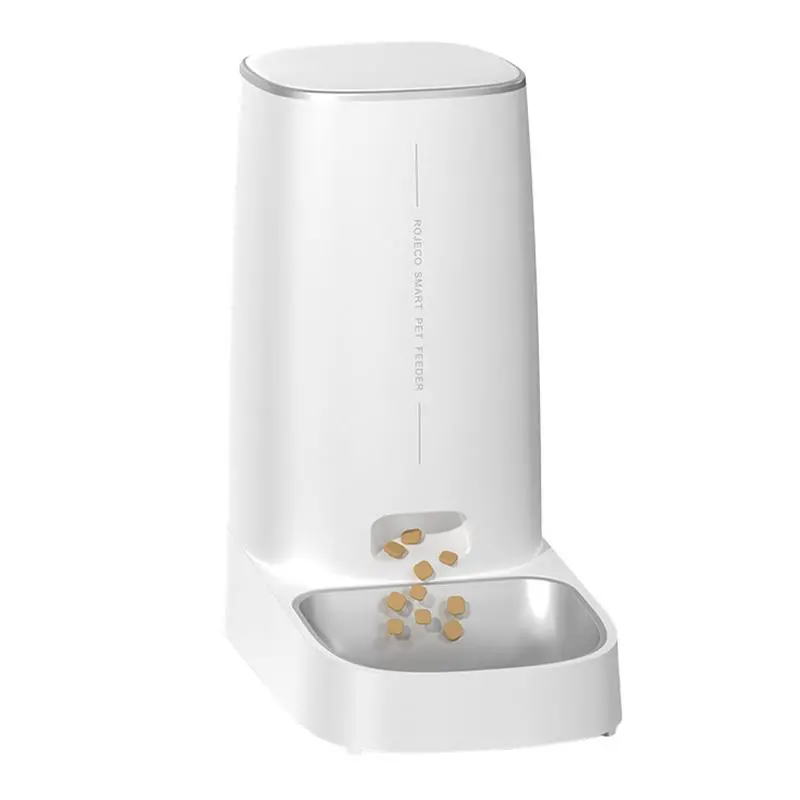 Rojeco Automatic Pet Feeder WiFi Version Single Bowl 4l