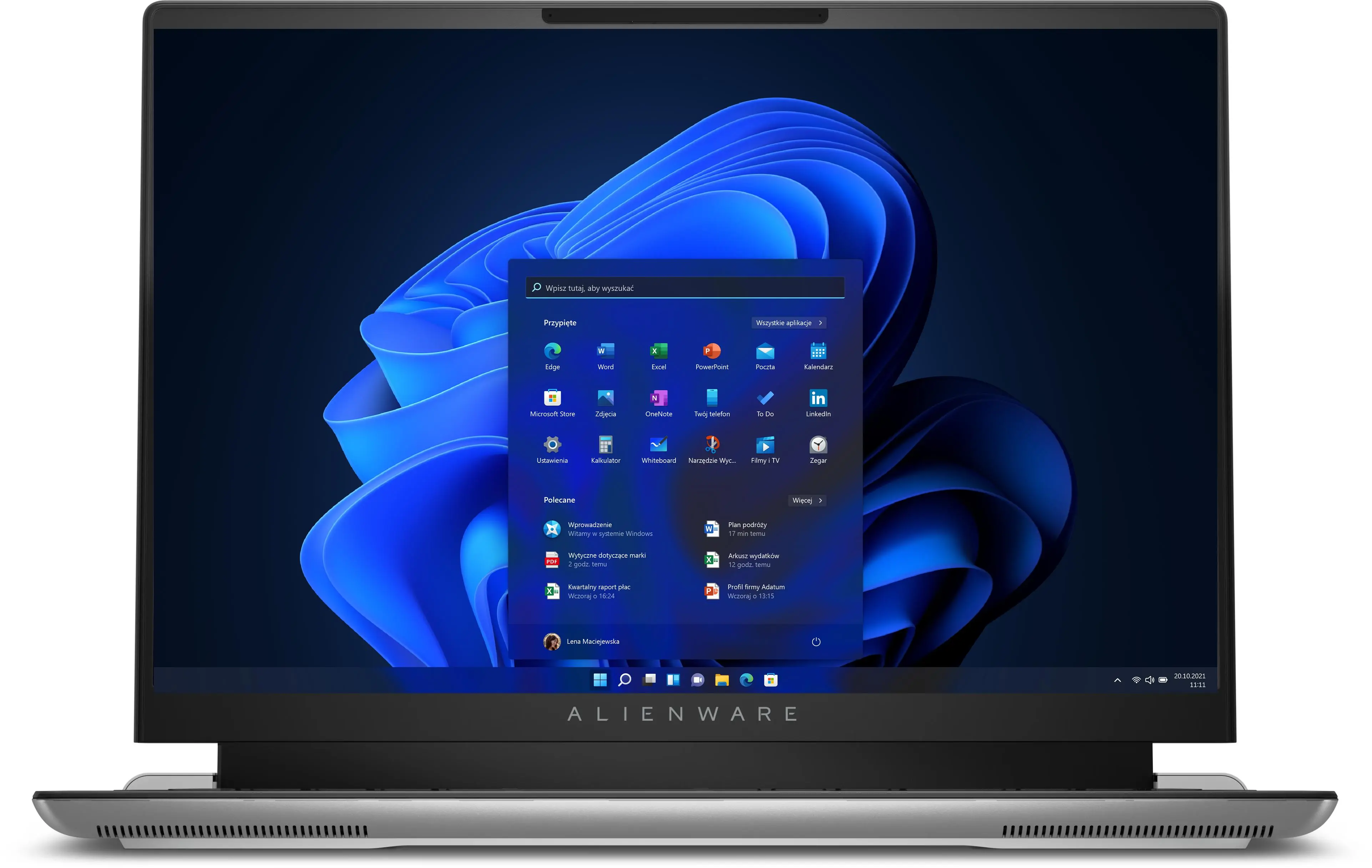 Laptop gamingowy Dell Alienware x16 AX16-6603 16" 240Hz i9-13900HK 32GB RAM 2TB Dysk SSD RTX4080 DLSS3 Win11 Srebrny