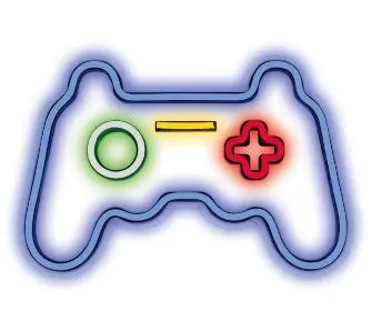 Neon Forever LED Gamepad RTV100446