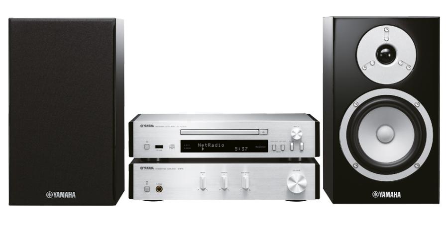 Wieża Yamaha MusicCast MCR-N670D Grand PianoCraft 130W Wi-Fi Bluetooth Radio FM, DAB+, Internetowe Srebrny