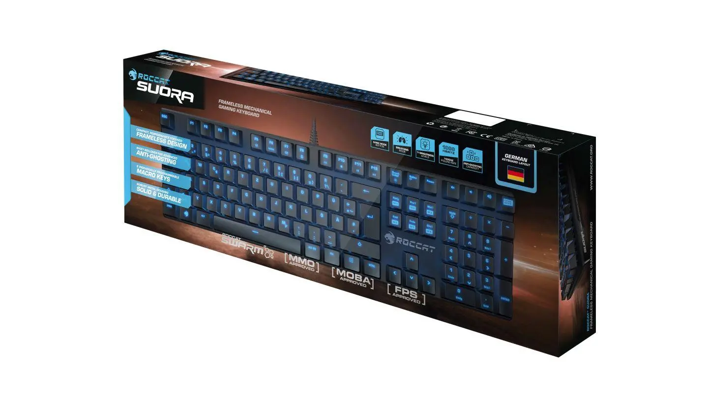Klawiatura Roccat Suora Czarny