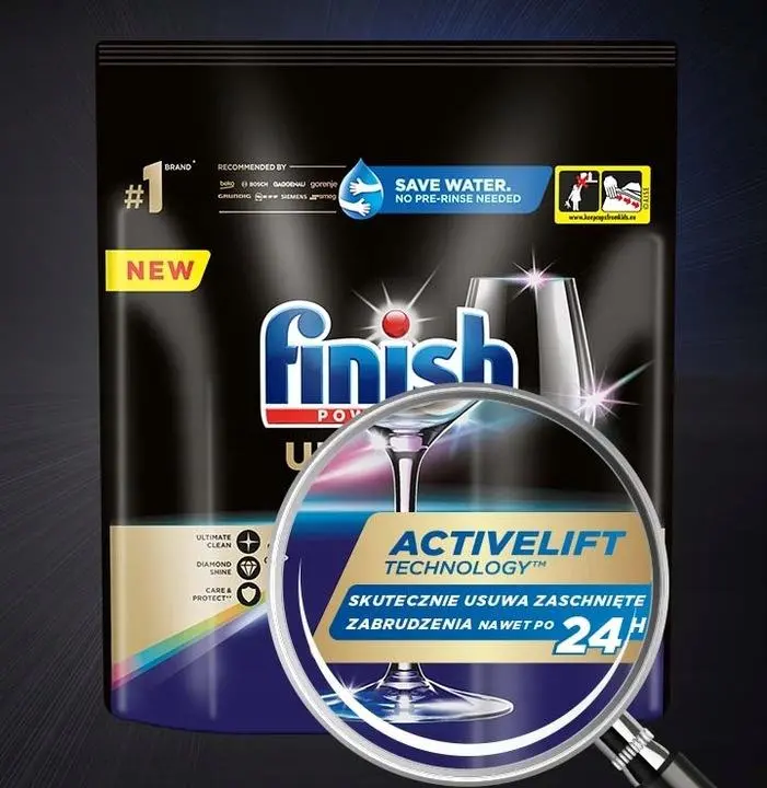 Kapsułki do zmywarki Finish Ultimate All in One Lemon 70szt.