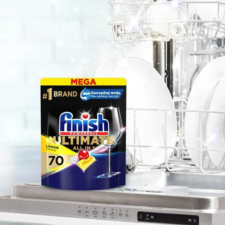 Kapsułki do zmywarki Finish Ultimate All in One Lemon 70szt.