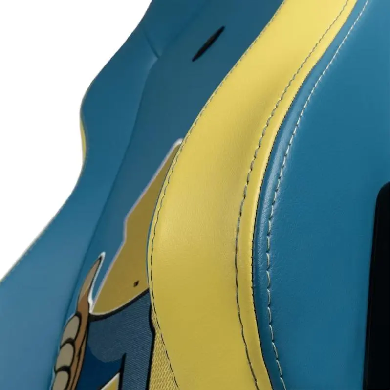 Fotel Noblechairs HERO Fallout Vault-Tec Edition Gamingowy do 150kg Skóra ECO Niebiesko-żółty