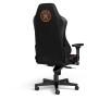 Fotel Noblechairs HERO Ence Edition Gamingowy do 150kg Skóra ECO Czarno-czerwony