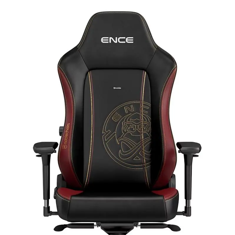 Fotel Noblechairs HERO Ence Edition Gamingowy do 150kg Skóra ECO Czarno-czerwony