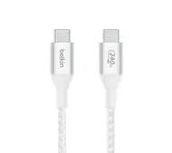 Belkin USB-C -USB-C Power delivery 240W 1m Nylon Biały