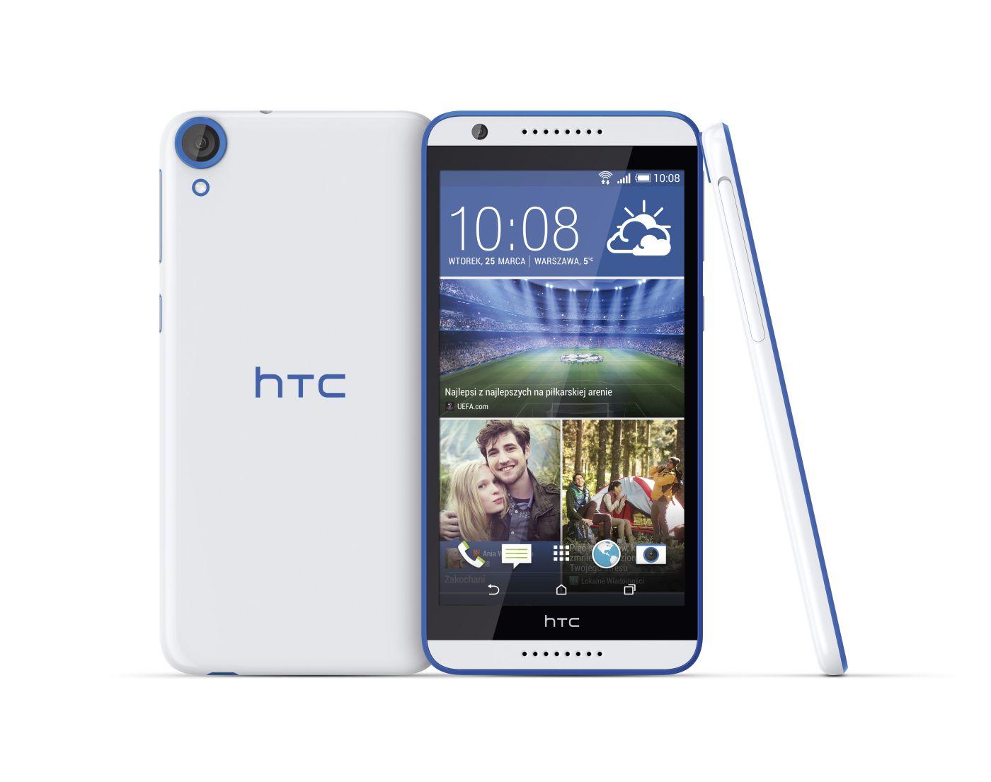 Smartfon HTC Desire 820G (biało-niebieski)