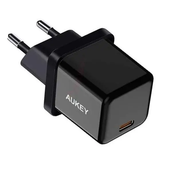 Ładowarka sieciowa Aukey USB-C PowerDelivery 20W Czarny