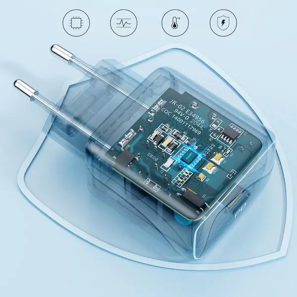 Ładowarka sieciowa Aukey USB-C Power Delivery 20W Czarny