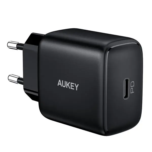 Ładowarka sieciowa Aukey USB-C Power Delivery 20W Czarny