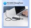 Hub USB Orico PAPW2AC-C3-015-BK-EP USB-C 2x USB-A, 2x port USB-C 100W Czarny