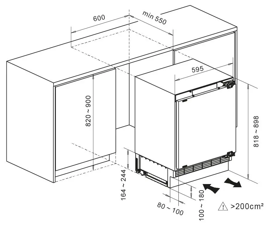 Lodówka MPM 116-CJI-17/E 81,8cm