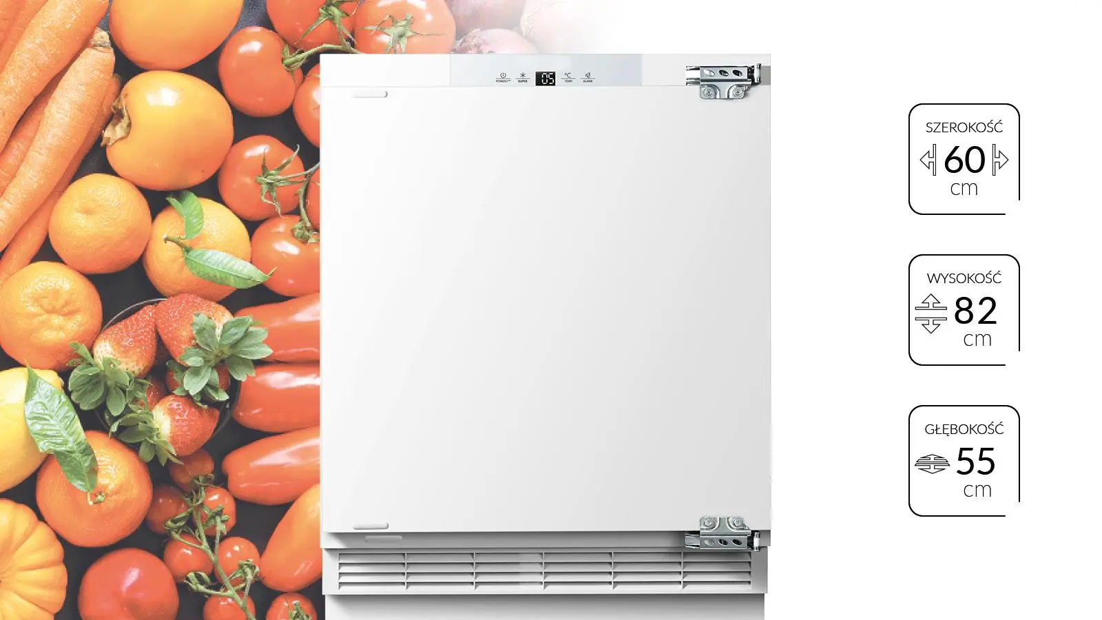 Lodówka MPM 116-CJI-17/E 81,8cm