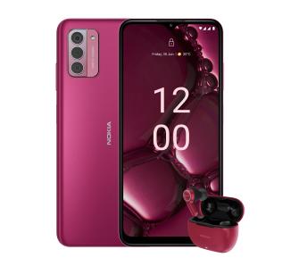 Smartfon Nokia G42 5G 6/128GB 6,56" 90Hz 50Mpix Różowy + EB TWS-842W