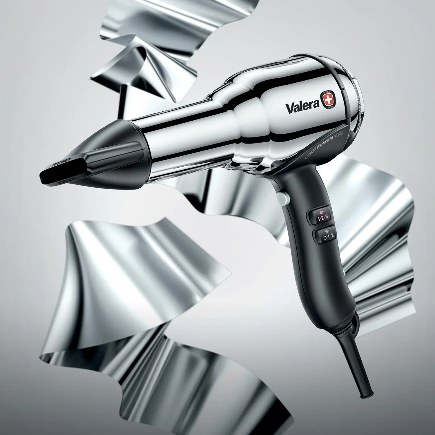 Suszarka do włosów Valera Swiss Steel Master SM 588.05 RC CR Jonizacja Zimny nawiew 2100W 3 prędkości 3 temperatury