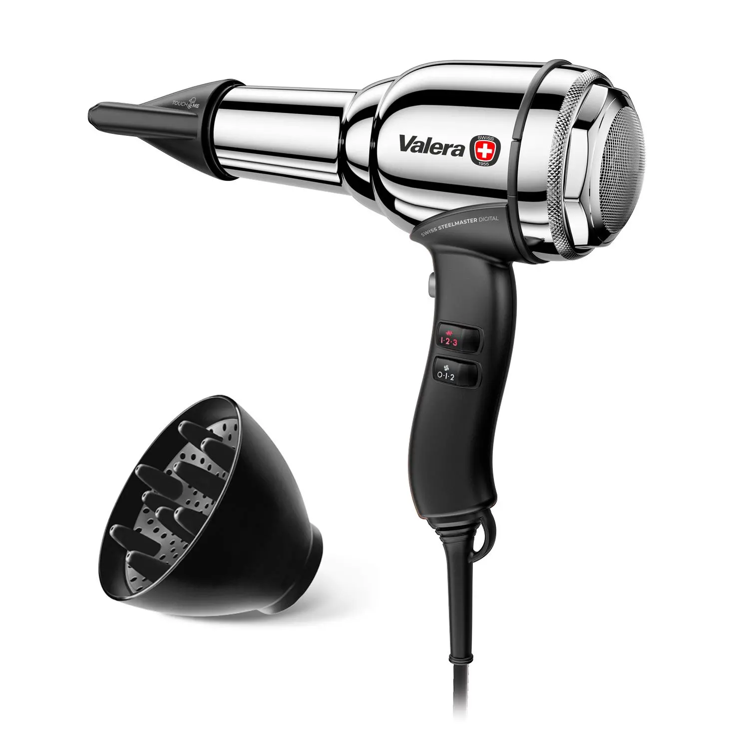 Suszarka do włosów Valera Swiss Steel Master SM 588.05 RC CR Jonizacja Zimny nawiew 2100W 3 prędkości 3 temperatury