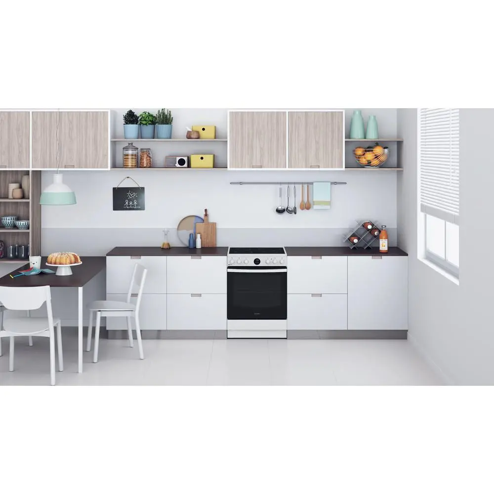 Kuchnia elektryczna Indesit IS67V8CHW/E Piekarnik parowy Termoobieg