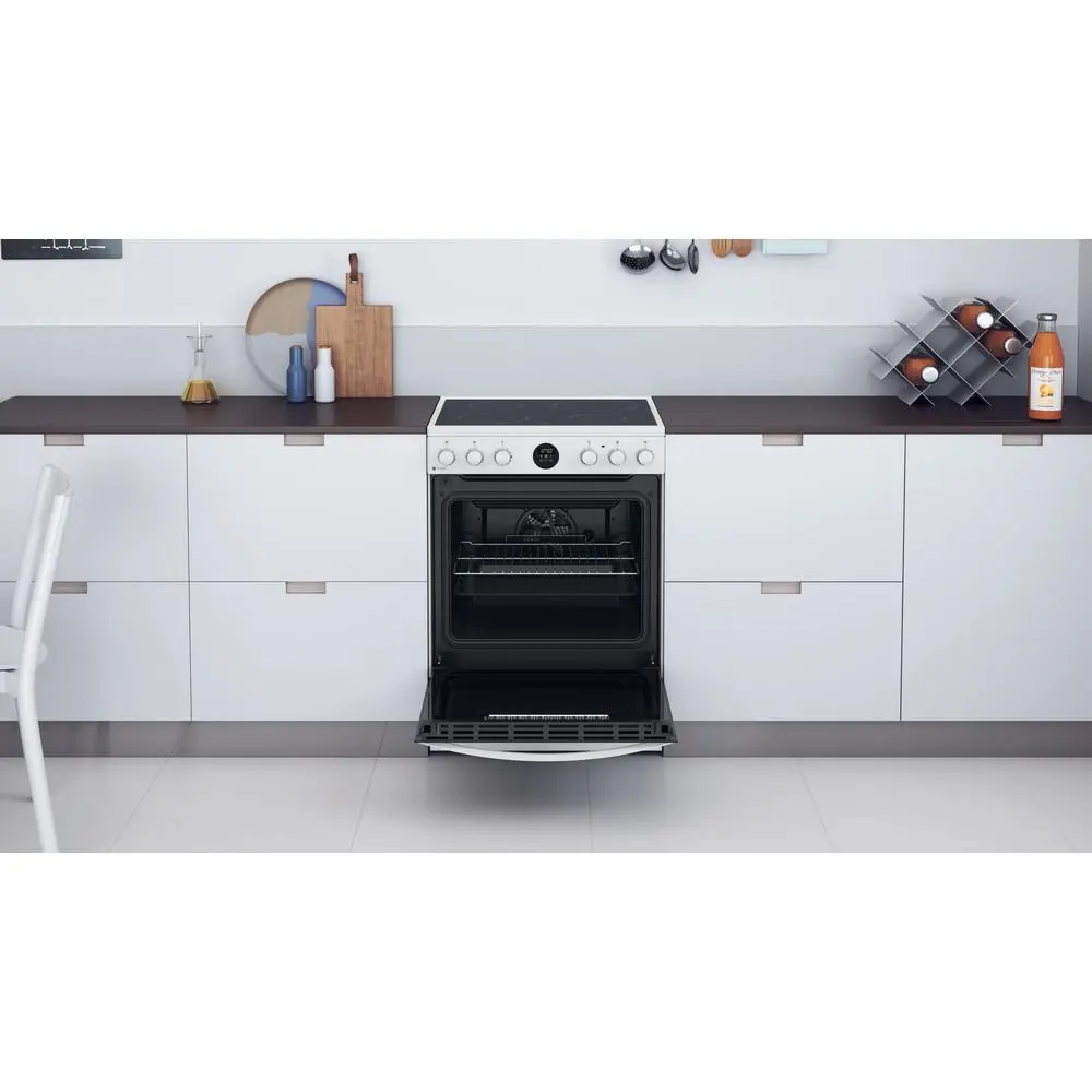 Kuchnia elektryczna Indesit IS67V8CHW/E Piekarnik parowy Termoobieg