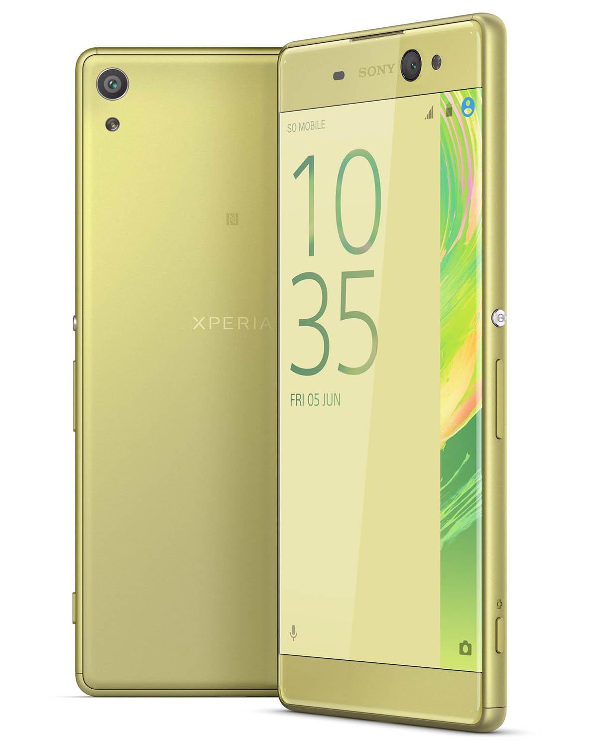 Smartfon Sony Xperia XA Ultra (limonkowy)