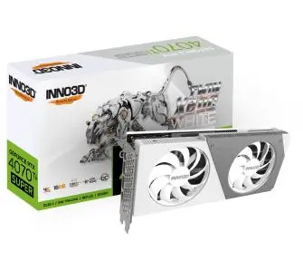 Karta graficzna Inno3D GeForce RTX 4070 Ti Super TWIN X2 OC WHITE 16GB GDDR6X 256bit DLSS 3