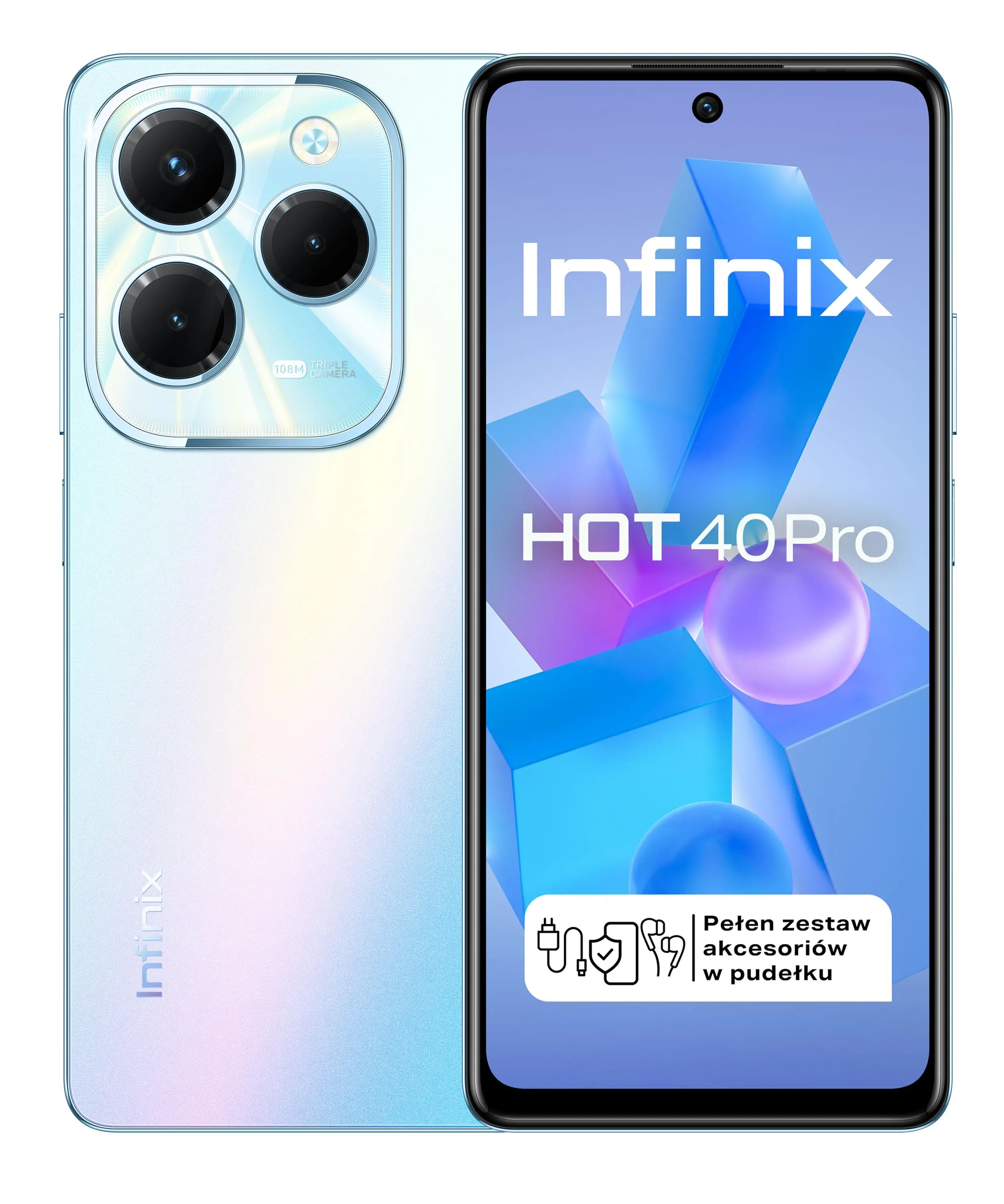 Smartfon Infinix Hot 40 Pro 8/256GB 6,78" 120Hz 108Mpix Niebieski