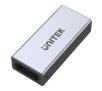 Adapter Unitek A1036GY USB-C(F) - USB-C(F) 8K 40Gbps 240W Srebrno-szary