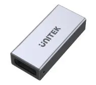 Unitek A1036GY USB-C(F) - USB-C(F) 8K 40Gbps 240W Srebrno-szary