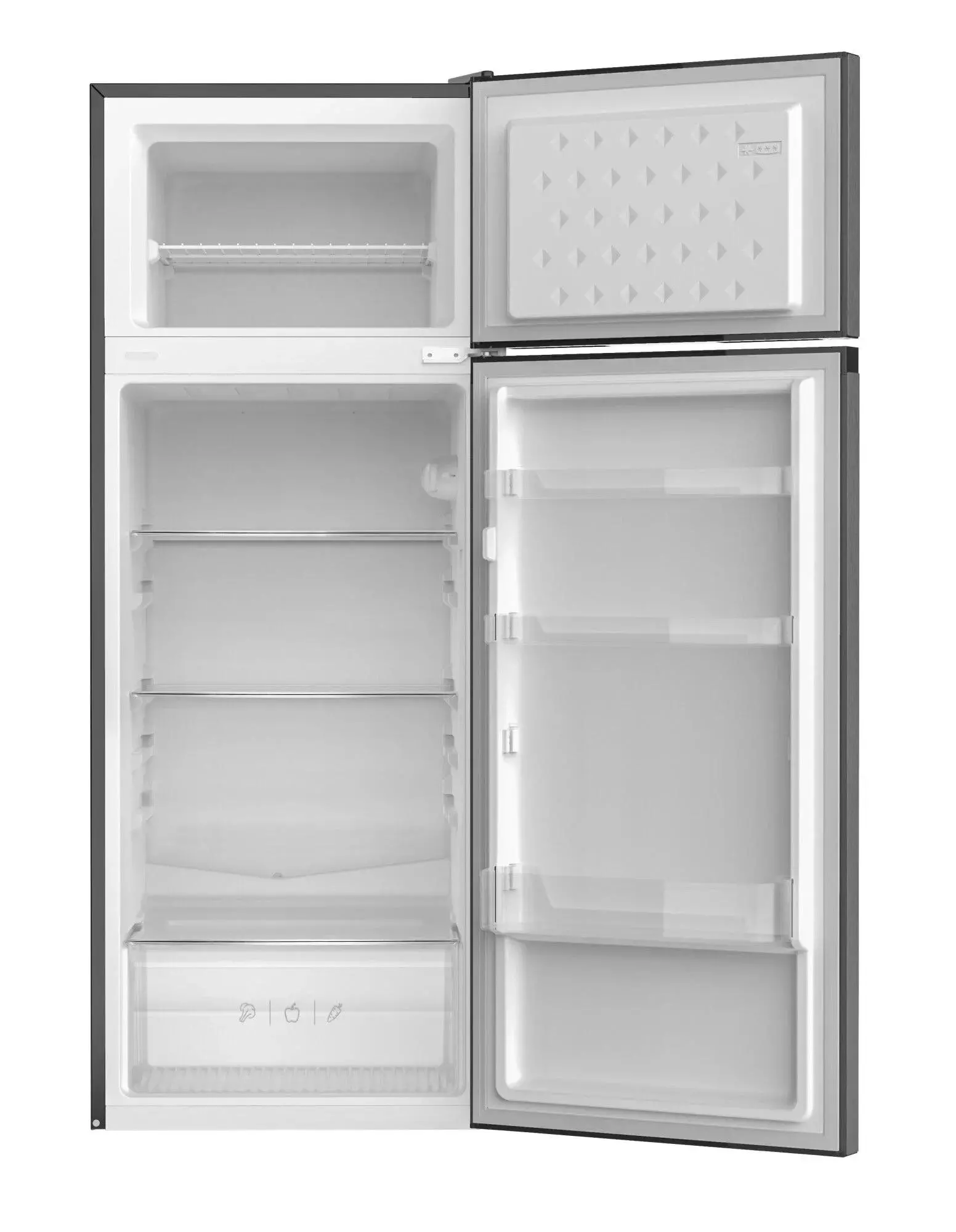Lodówka Amica FD2485.4X(E) 144cm Inox