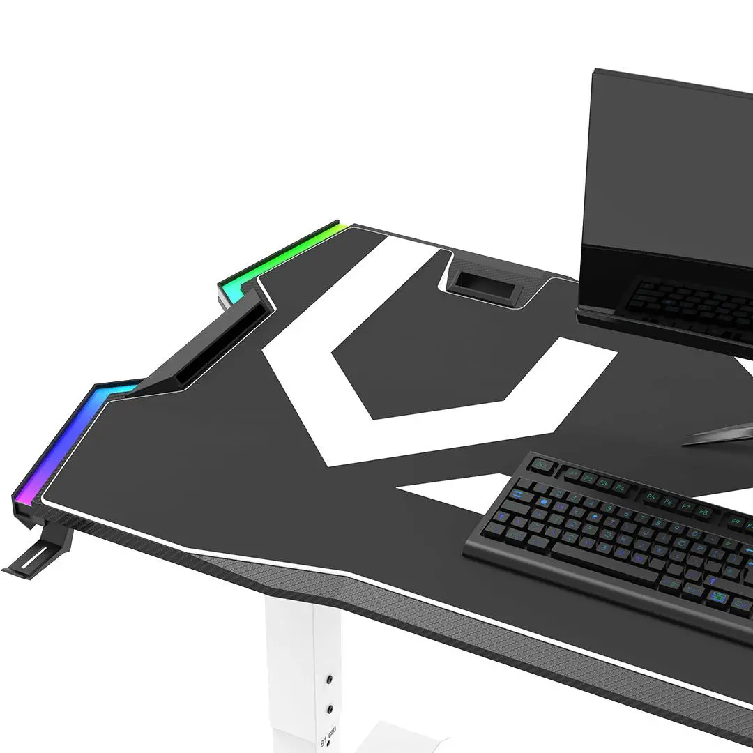 Biurko Ultradesk FORCE 166cm Regulacja wysokości Biały