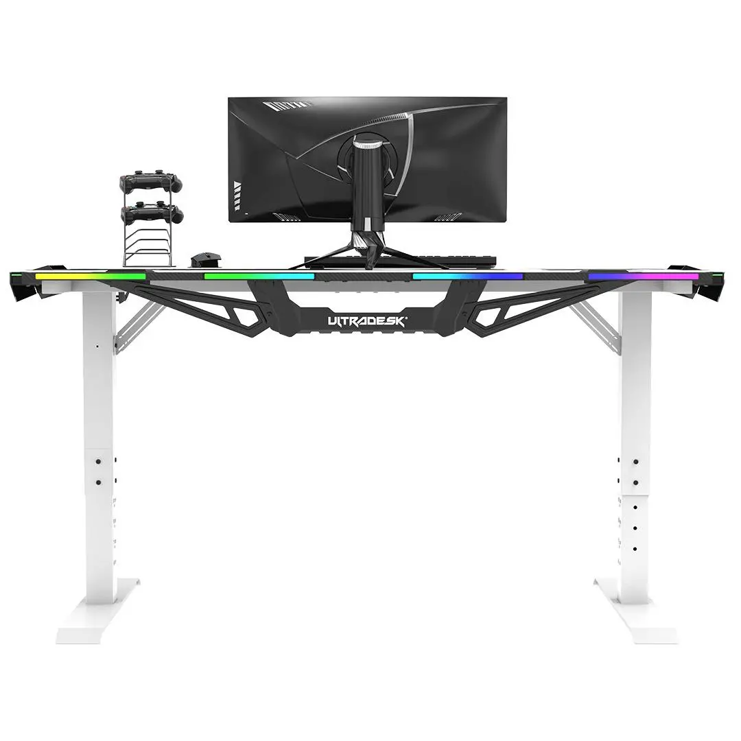 Biurko Ultradesk FORCE 166cm Regulacja wysokości Biały