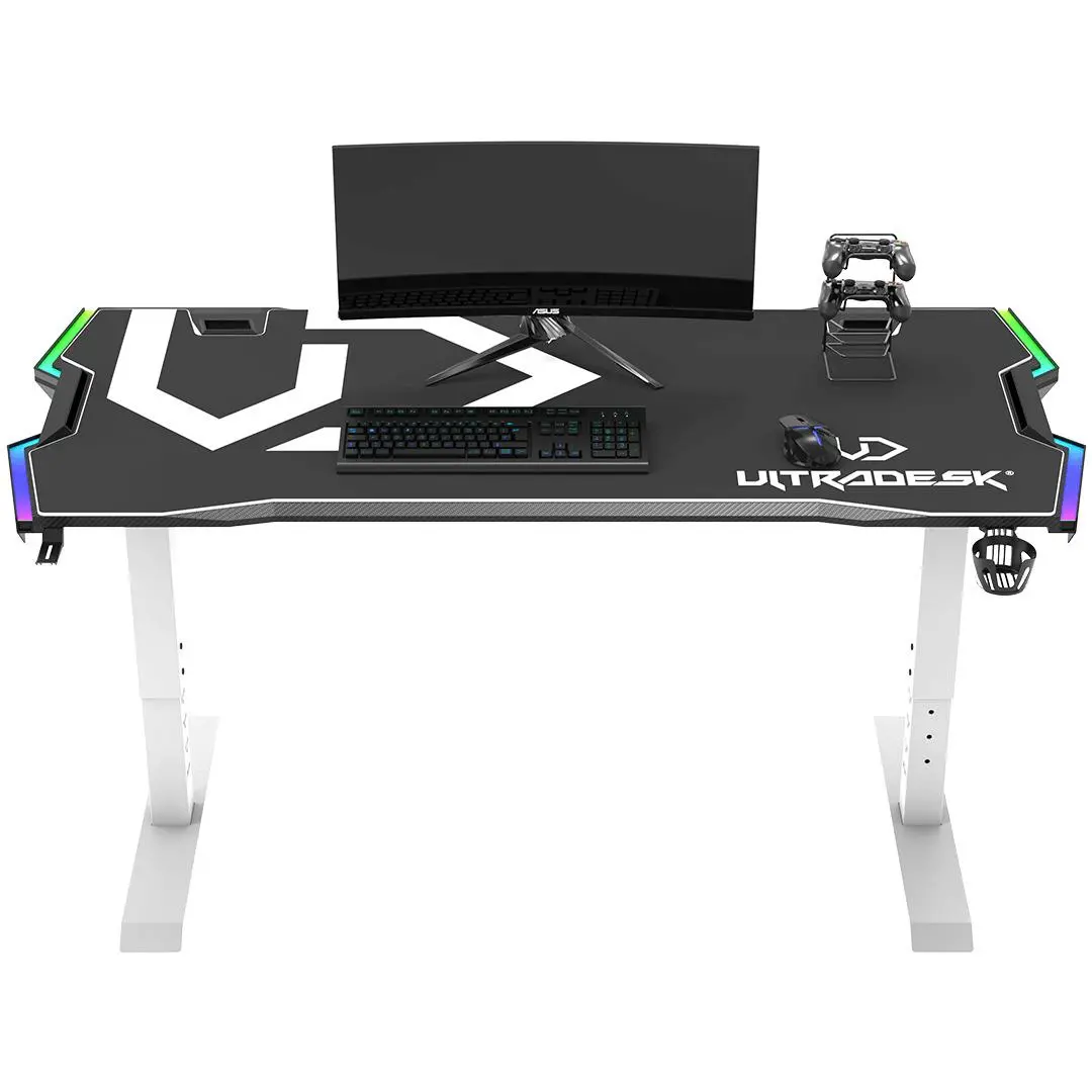 Biurko Ultradesk FORCE 166cm Regulacja wysokości Biały