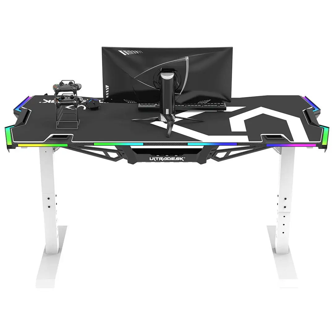 Biurko Ultradesk FORCE 166cm Regulacja wysokości Biały