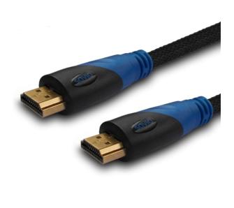 Kabel HDMI Savio CL-48, 2m, nylonowy oplot, HDMI 1.4, 4K