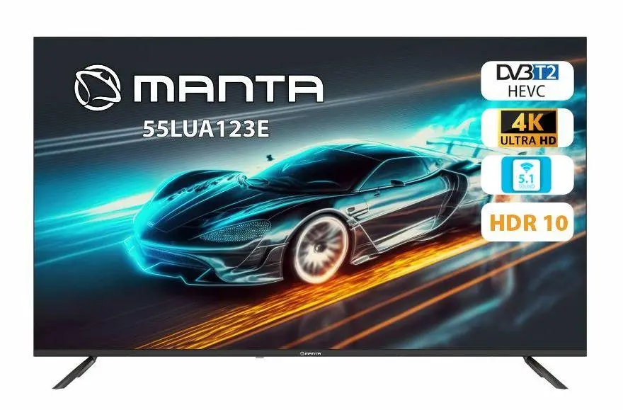 Telewizor Manta 55LUA123E 55" LED 4K Smart TV DVB-T2
