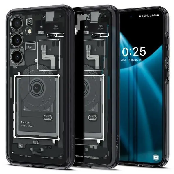 Etui Spigen Ultra Hybrid ACS07350 do Galaxy S24 Przezroczysty