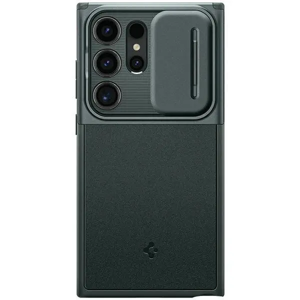 Etui Spigen Optik Armor ACS07314 do Galaxy S24 Ultra Zielony