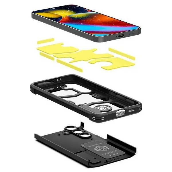 Etui Spigen Tough Armor ACS07332 do Galaxy S24+ Czarny