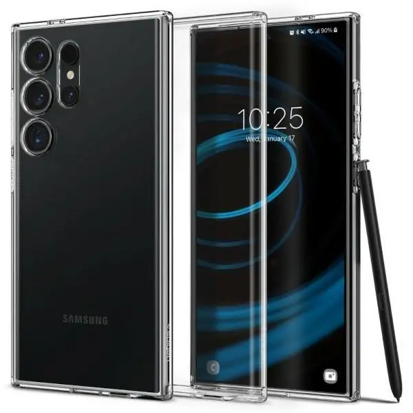 Etui Spigen Liquid Crystal ACS07283 do Galaxy S24 Ultra Przezroczysty