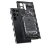 Etui Spigen Ultra Hybrid ACS07293 do Galaxy S24 Ultra Przezroczysty-Czarny